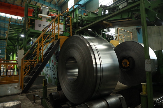 โรงงานชุบสังกะสีอย่างต่อเนื่อง 0.6mm 2.8mm 1100mm 25000TPY Steel Metal