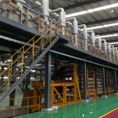 โรงงานสังกะสีสังกะสีอัตโนมัติ 1.0mm 2.2mm 300mm 90000TPY Steel Metal