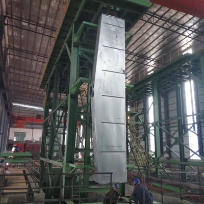 กระบวนการชุบสังกะสีแบบจุ่มร้อนอย่างต่อเนื่อง 0.2-0.6mm 550mm Steel Metal