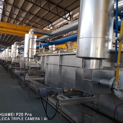 สายการชุบสังกะสีแบบต่อเนื่องแบบกำหนดเองพร้อมการเก็บรวบรวมควันกรด Metallurgist