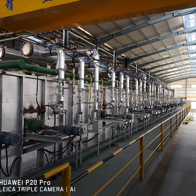 สายการชุบสังกะสีแบบต่อเนื่องแบบกำหนดเองพร้อมการเก็บรวบรวมควันกรด Metallurgist