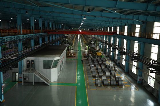 โรงงานชุบสังกะสีแบบต่อเนื่อง 2.0mm 4.0mm 780mm 150000TPY Steel Metal