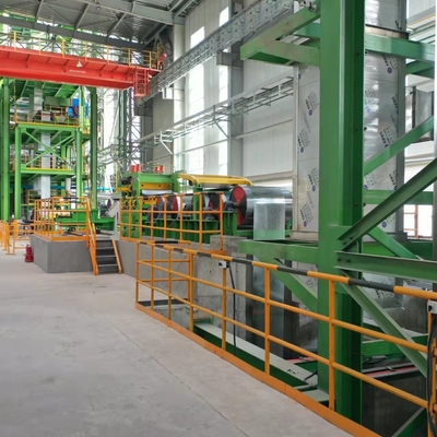 0.16-0.3mm Cgl Galvanizing Line สำหรับเหล็กแผ่นรีดเย็นชนิดต่อเนื่อง
