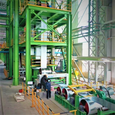 เครื่องชุบสังกะสีแบบจุ่มร้อนโลหะ cgl line uniform metallurgical